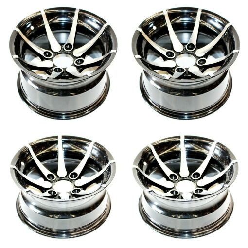 FRONT & REAR 12 INCH ATV UTV Quad Dirt Bike Buggy Gokart Wheel Rim PACKAGE SET 4
